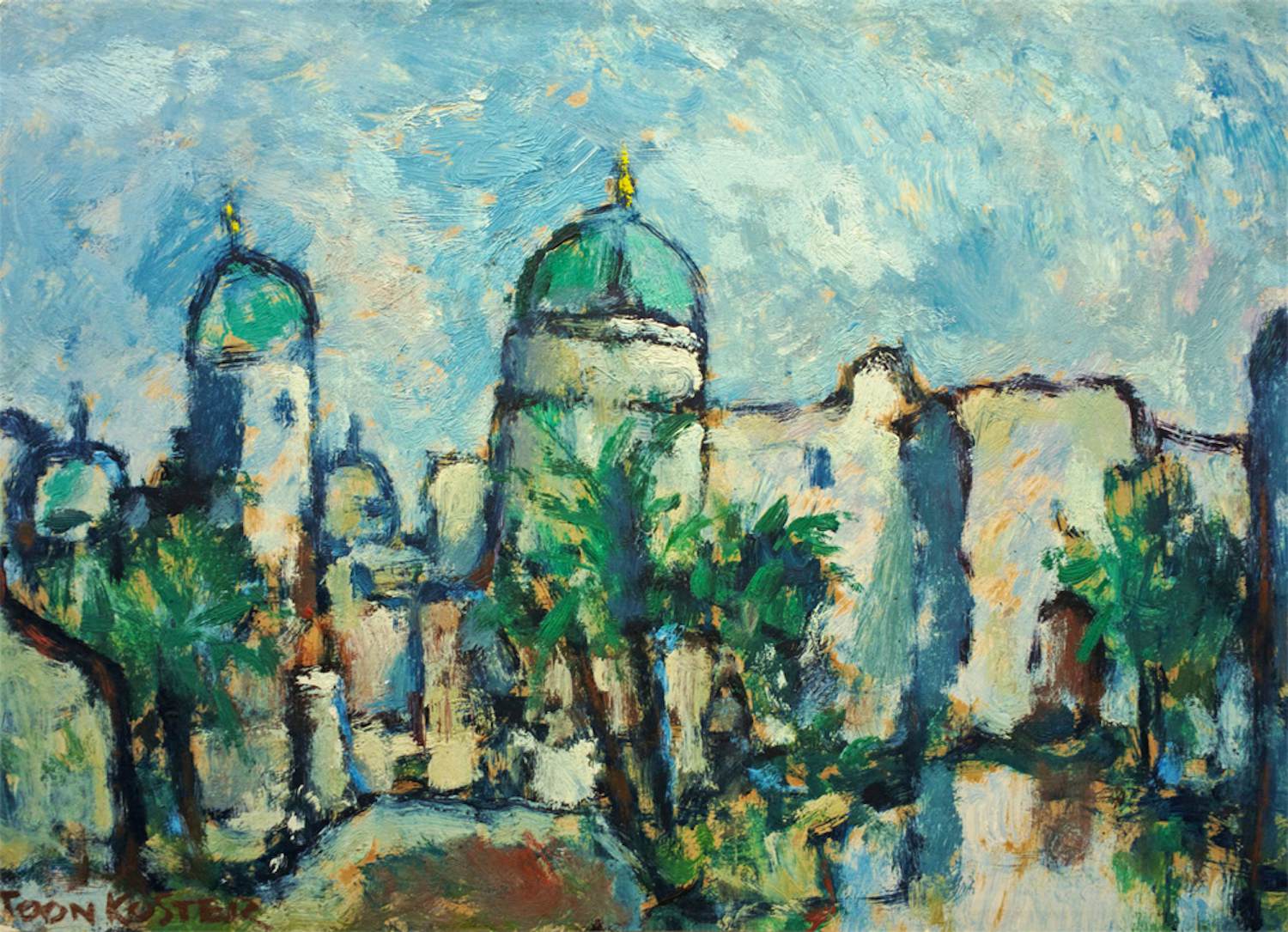 Toon Koster - Stadsbeeld Marokko kopen? Bied vanaf 150!