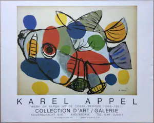 Karel Appel - Collection d'art / Galerie (1984) | Offset litho kaufen? Bieten Sie von 1!