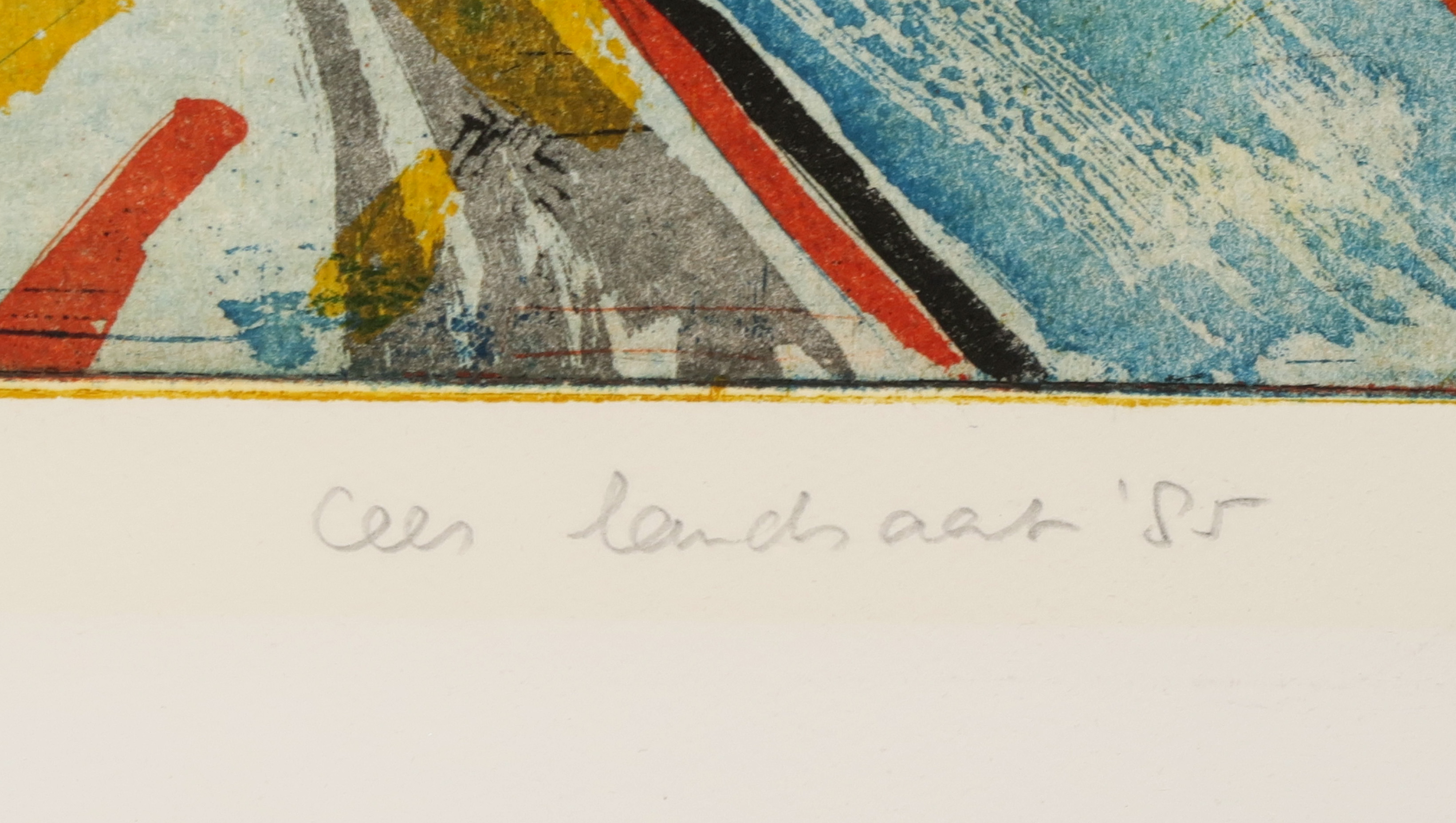 Cees Landsaat - Ets en aquatint, De wereld van de sport kopen? Bied vanaf 20!