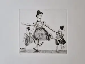 Herman Berserik - Grote en zeldzame Ets - Ballet - 1996 - oplage slechts 10! potloodgesigneerd kaufen? Bieten Sie von 46!