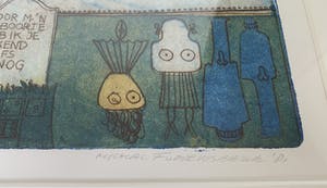 Michel van Overbeeke - Prachtige ets kopen? Bied vanaf 45!