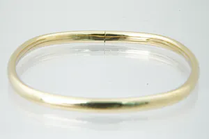 Aparte 14krt geel-gouden "vierkante" unisex "slaven" armband - gekeurd kopen? Bied vanaf 130!