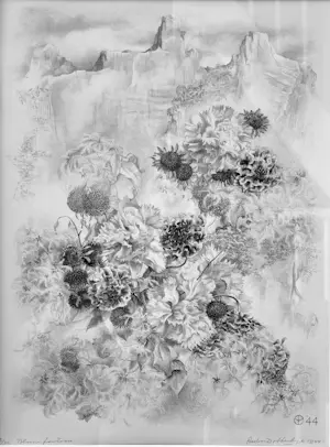 AcheterAart van Dobbenburgh - Bloemenfantasie (afkomstig ING-kunstcollectie)? Enchérissez de 55!