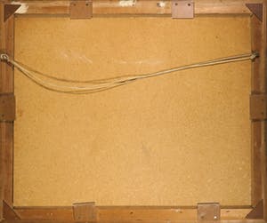 Niet of onleesbaar gesigneerd - Olieverf op marouflé, Rivierlandschap - Ingelijst kopen? Bied vanaf 10!