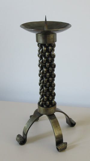 Curiosa - Handgemaakte Brutalistische puntkandelaar kopen? Bied vanaf 1!