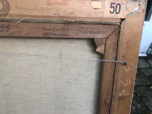 Dick Zwier - abstract landschap kopen? Bied vanaf 400!