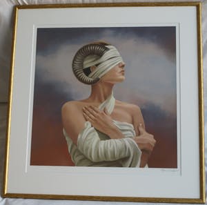 Ans Markus - Litho , “Ram” – gesigneerd & ingelijst , 63 x 61 cm kopen? Bied vanaf 1!