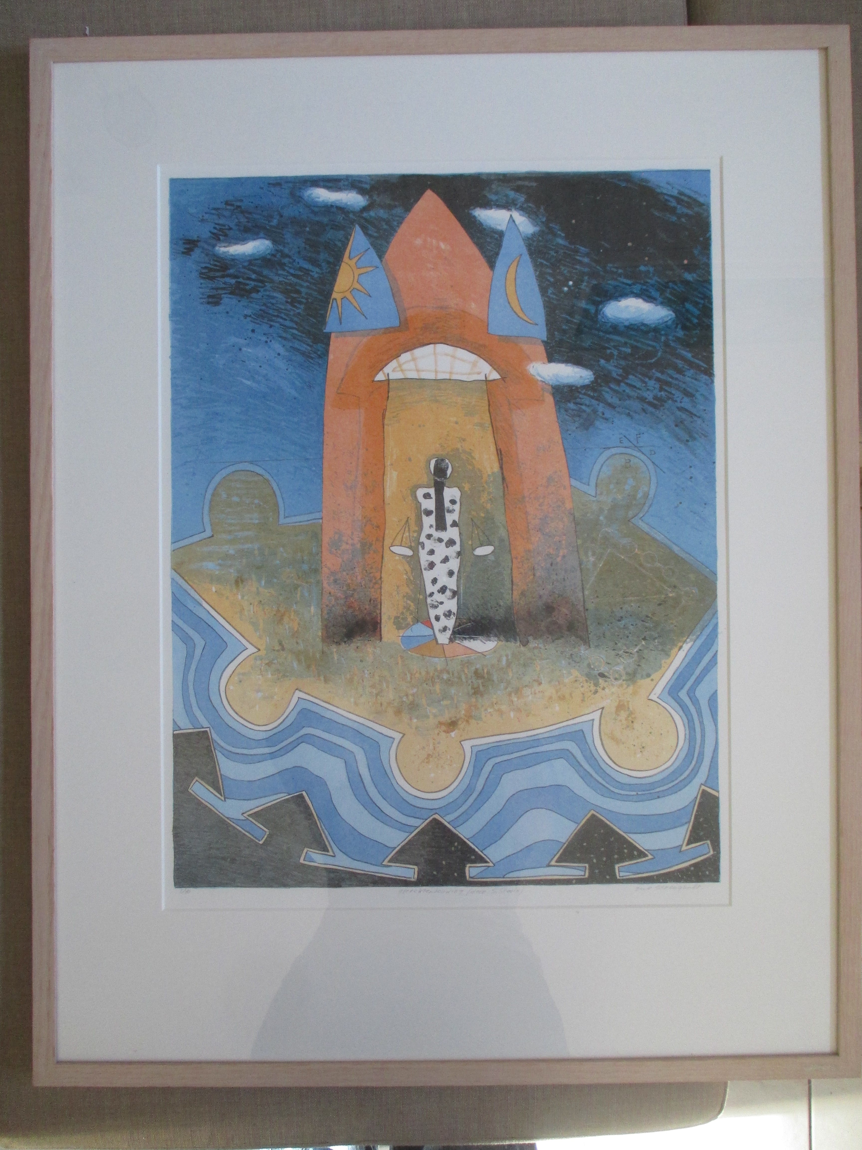 Gert Strengholt - Ingelijste litho 'Stercktenbouwing (door S. Stevin)' Barth lijst kopen? Bied vanaf 55!