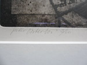 Peter Oosterbos - Ets, zonder titel. kopen? Bied vanaf 35!