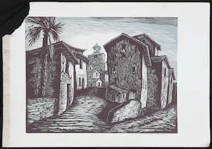 Hans van Dokkum - Linosnede, Zonder titel kopen? Bied vanaf 1!