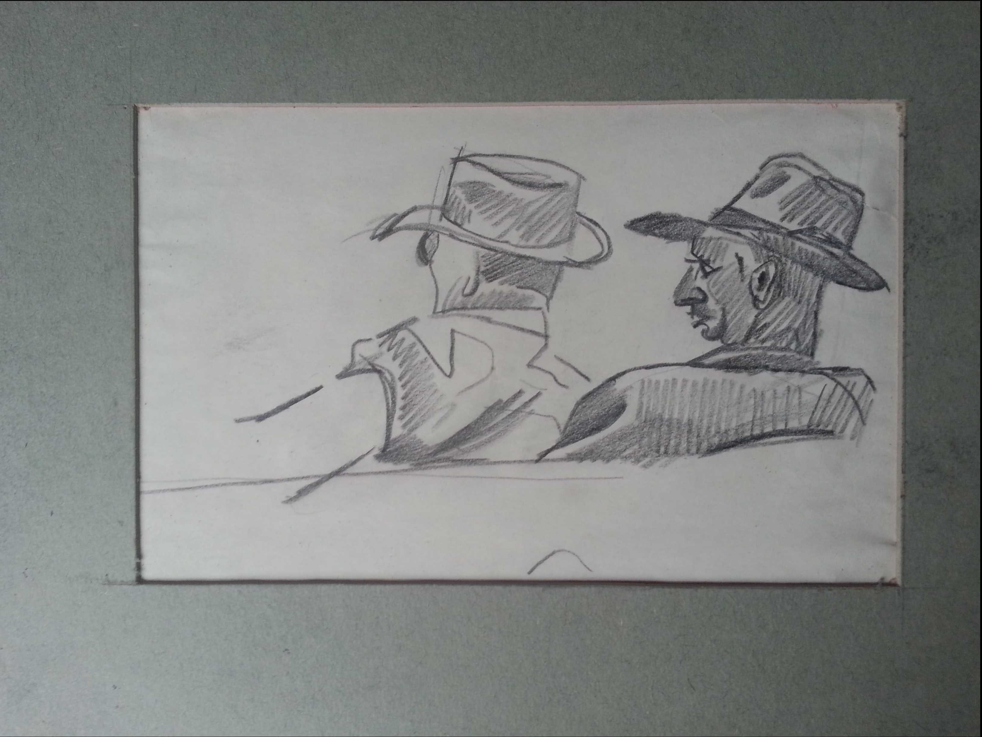 Herman Bieling - 7x Schetsen op papier kopen? Bied vanaf 1!