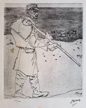 Jan Toorop - Complete portfolio met zeven collotypes verkauft für € 200!