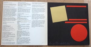 Erich Buchholz - Handgesigneerde collage in boekje - 1965 kopen? Bied vanaf 450!