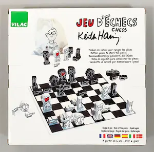 Keith Haring - Limited Edition Schaak spel / Chess Game made by Vilac France kopen? Bied vanaf 80!