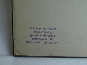 Dick Stolwijk - Ets, “Minotaurus” – gesigneerd & ingelijst – oplage 25 ex. kopen? Bied vanaf 50!