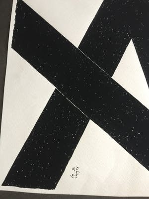 Toon Kelder - drie (!) originele abstracte compositie's - inkt op papier kopen? Bied vanaf 150!