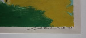 Eugene Brands - ingelijste abstracte zeefdruk - 1993 kopen? Bied vanaf 300!