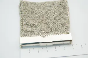 78 - Volledig handgemaakt 2e ghlt zilveren beursje gekeurd met oa. meesterteken kopen? Bied vanaf 110!