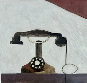 Robert Detheux - Der Schläfer und die Schaufensterpuppe – Großes surrealistisches Gemälde aus dem Jahr 1957 kopen? Bied vanaf 800!