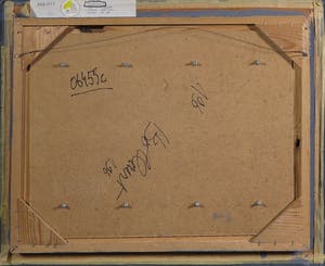 Jan Bollaert - Gemengde techniek op landkaart, Wereldcultuur 5 - Ingelijst kopen? Bied vanaf 40!