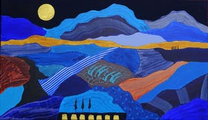 Ronald Boonacker - SCHILDERIJ ACRYL op DOEK-- ITALIA---Handgesigneerd kopen? Bied vanaf 475!