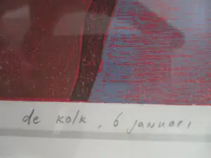Henriette Boerendans - Houtsnede "De Kolk 6 januari" in mooie Barth lijst! kopen? Bied vanaf 1!