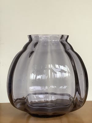 Glasblazerij Leerdam - Rookglazen vaas ontwerp Copier kopen? Bied vanaf 50!