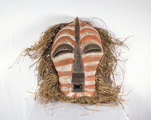 Songye - Kifwebe masker met raffia kopen? Bied vanaf 1!