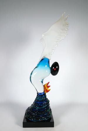 Michel van Overbeeke - Glas, Gevleugeld figuur kopen? Bied vanaf 100!