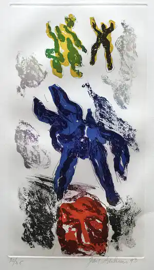 Jan Sierhuis - Mooie kleurenets - 1993 - 20/35 verkocht voor € 85!