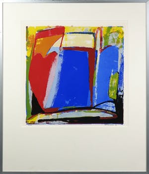 Siebrand Weitenberg - Zeefdruk, Zonder titel - Ingelijst kopen? Bied vanaf 1!