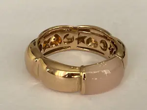 Al Coro La Piazza chalcedoon in 18k roségouden ring kopen? Bied vanaf 1000!