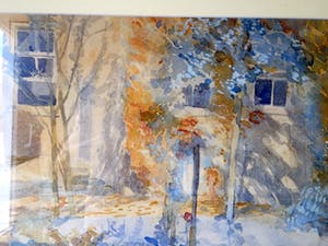 Gerrit van IJperen - "Tuin in het Zonlicht" - Aquarel, Ingelijst kopen? Bied vanaf 75!