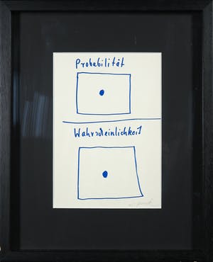 A.R. Penck - Litho, Probabilität Wahrscheinlichkeit kopen? Bied vanaf 1!