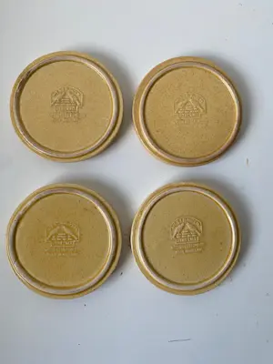 Faience- en Tegelfabriek Westraven - Zeldzaam mooie set polychrome cloisonné onderzetters 1923 kopen? Bied vanaf 75!