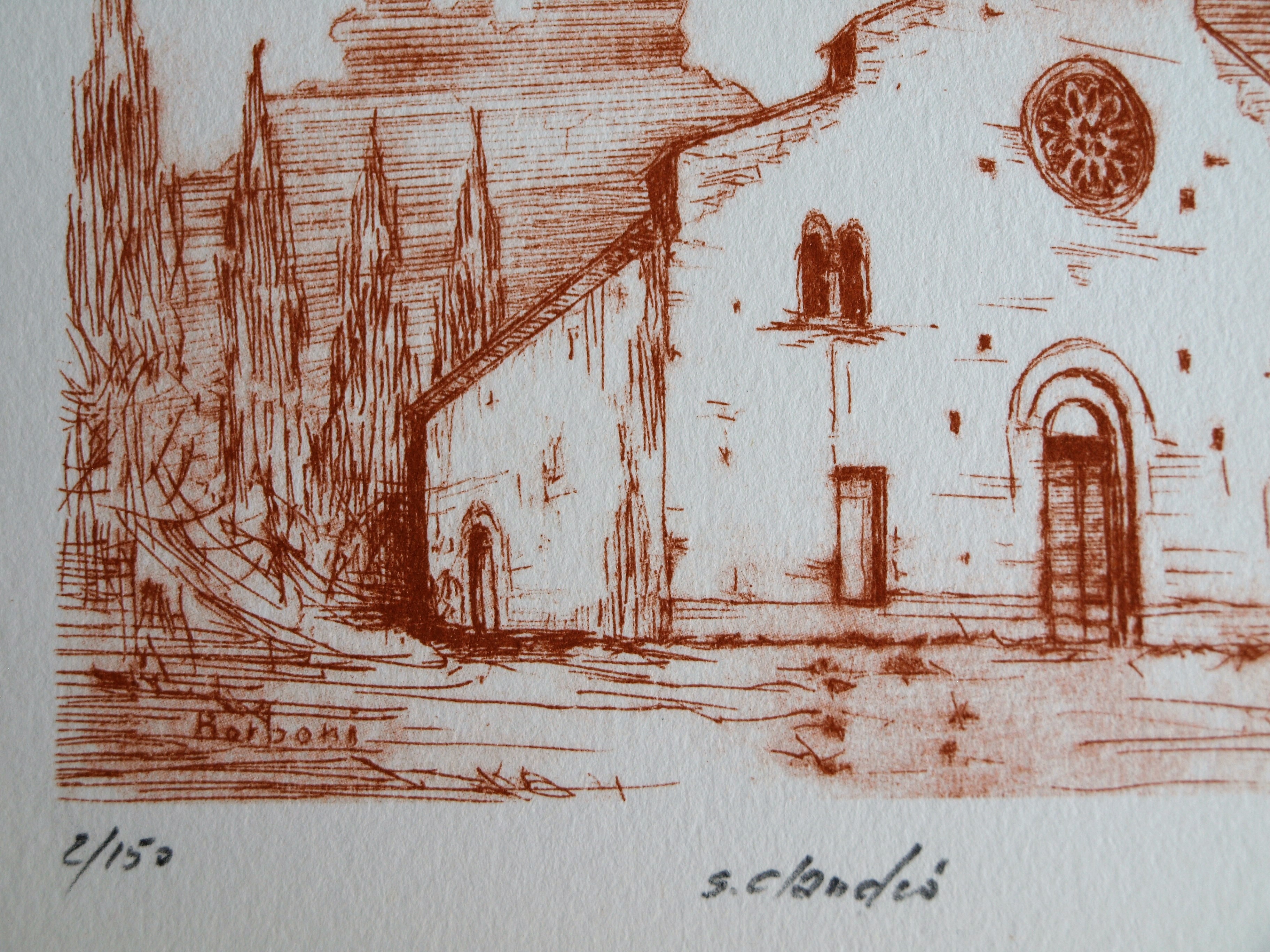 Niet of onleesbaar gesigneerd - 3 Litho’s , gesigneerd – Italiaanse kunstenaar kopen? Bied vanaf 1!