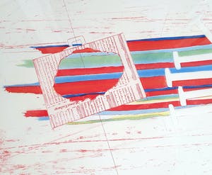 James Rosenquist - Ets: 'For Gene Swenson' - Nieuw Ingelijst (Zeer groot) kopen? Bied vanaf 850!