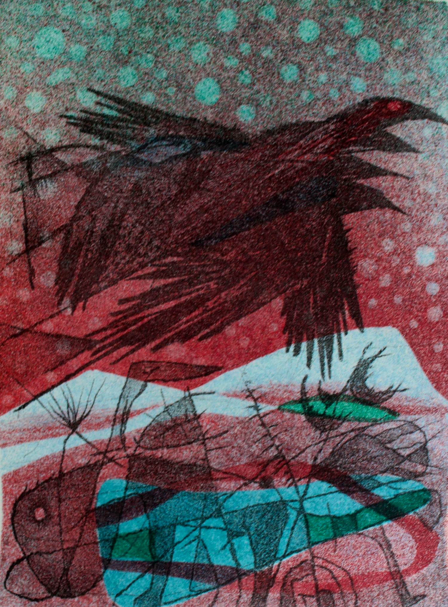 Harry van Kruiningen - Kleuren litho: Gilgamesj - 1955 kopen? Bied vanaf 55!