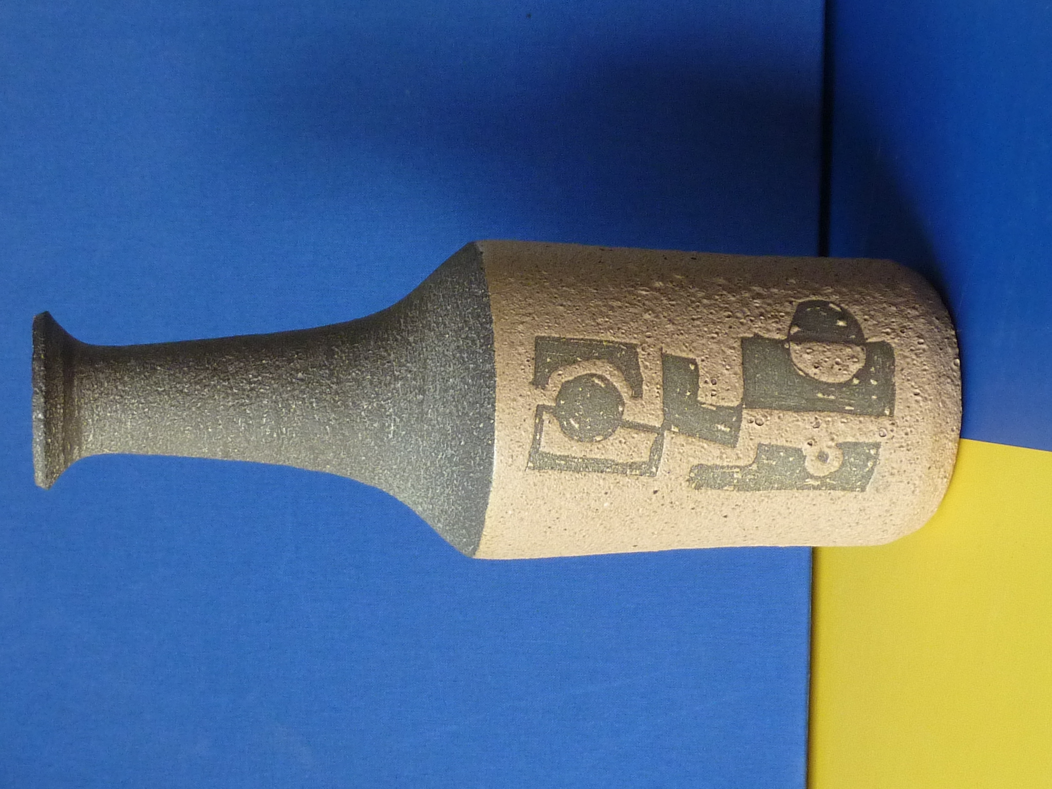 Faience- en Tegelfabriek Westraven - Abstracte chanoir vaas ca. 1960 verkocht voor € 30!