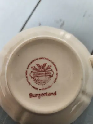 Villeroy en Boch - Burgenland rood kop en schotels- 5x kopen? Bied vanaf 50!