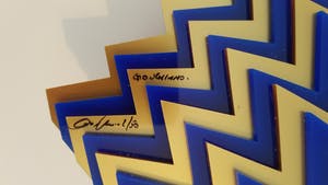 Gio Schiano - Blue and Gold 'Bolt in the Night' kopen? Bied vanaf 275!