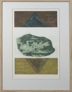 Caroline Koenders - Ets en aquatint, Steen - Ingelijst kopen? Bied vanaf 20!