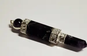 Nieuwe luxe Amethist pendel kopen? Bied vanaf 35!