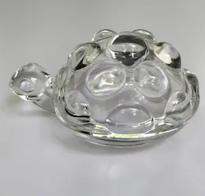 Val-Saint-Lambert - Schaal met deksel in de vorm van een schildpad kopen? Bied vanaf 15!