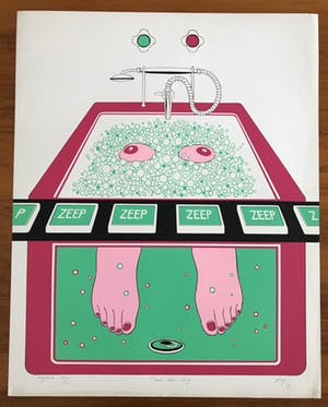 Ton Klop - Kleurenzeefdruk - 1969 - 24/50 - Gesigneerd kopen? Bied vanaf 55!