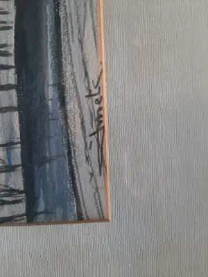 Jacques Mels - Winterlandschap kopen? Bied vanaf 50!