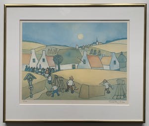 Toon Tieland - handgesigneerde prent | zonder titel kopen? Bied vanaf 50!