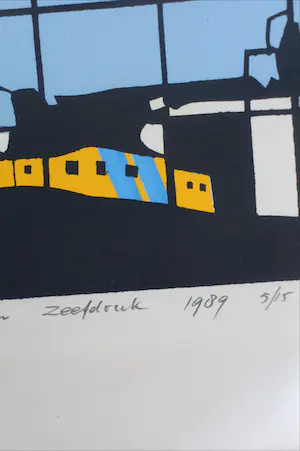 Leo Vroman - Zeefdruk - 1989 kopen? Bied vanaf 75!