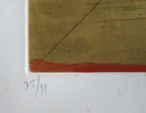 René Carcan - Été - 1980 - Originele ets, handgesigneerd en genummerd kopen? Bied vanaf 120!