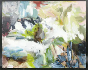 Marieke Thomassen - Acryl op doek, Wild flower kopen? Bied vanaf 1!